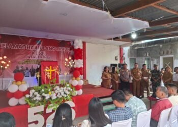 Wujud Kebersamaan Dalam Melestarikan Budaya Daerah, Danramil 1310-05/Kauditan Hadiri Perayaan HUT Wanua Kema Satu ke-526