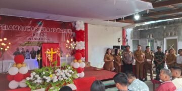 Wujud Kebersamaan Dalam Melestarikan Budaya Daerah, Danramil 1310-05/Kauditan Hadiri Perayaan HUT Wanua Kema Satu ke-526
