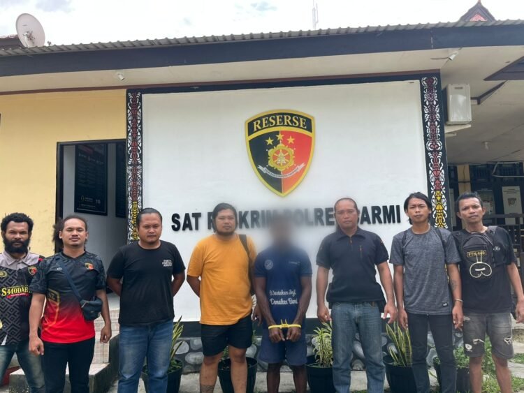 Respon Cepat Sat Reskrim Polres Sarmi, Terduga Pelaku Penganiayaan Berhasil Diamankan