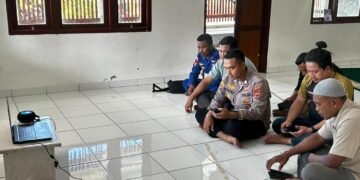 Perkuat Iman dan Taqwa, Personel Polres Sarmi Ikuti Binroh Secara Daring