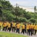 Wujudkan Personel yang Sehat dan Siap Bertugas, Wakapolres Sarmi Pimpin Pelaksanaan Olahraga Pagi