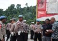 Usai Apel Pagi, Sipropam Polres Sarmi Sidak Kelengkapan Surat Seluruh Personel