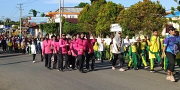 Wakil Bupati Sarmi Lepas Peserta Jalan Santai Tahun Baru Islam 1448 H, Sat Lantas Polres Sarmi Pastikan Kegiatan Aman dan Lancar