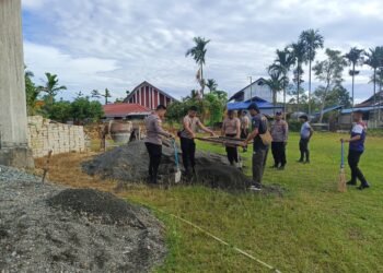 Sambut Hari Bhayangkara ke-80, Polres Sarmi Gelar Bakti Religi di Masjid Nurul Ikhsan Mararena
