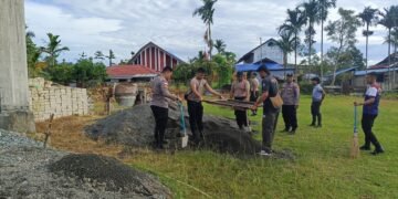 Sambut Hari Bhayangkara ke-80, Polres Sarmi Gelar Bakti Religi di Masjid Nurul Ikhsan Mararena