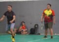 Puncak Turnamen Badminton HUT Bhayangkara ke-80, Satresnarkoba Raih Gelar Juara