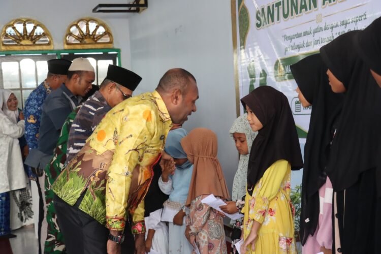 Kasat Narkoba Polres Sarmi Hadiri Santunan Anak Yatim dalam Memperingati 10 Muharram yang Digelar BKMT Kabupaten Sarmi