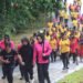 Semarak HUT Bhayangkara ke-80, Polres Sarmi Gelar Jalan Santai Bersama Forkopimda dan Keluarga Besar Polri