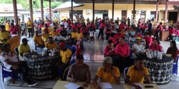Tunjukkan Bakat Tarik Suara, Bhayangkari Cabang Sarmi Meriahkan HUT Bhayangkara ke-80 Lewat Karaoke Challenge