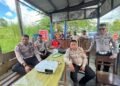 Sat binmas Polres Sarmi Ajak Masyarakat Jaga Kamtibmas Lewat Nobar Piala Dunia 2026