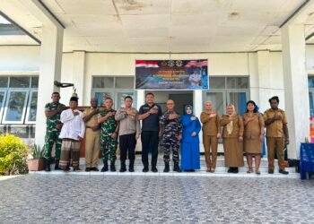 Kapolres Sarmi Hadiri Tasyakuran dan Pamitan Danlanal Sarmi, Pererat Sinergi TNI-Polri dan Forkopimda