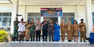 Kapolres Sarmi Hadiri Tasyakuran dan Pamitan Danlanal Sarmi, Pererat Sinergi TNI-Polri dan Forkopimda