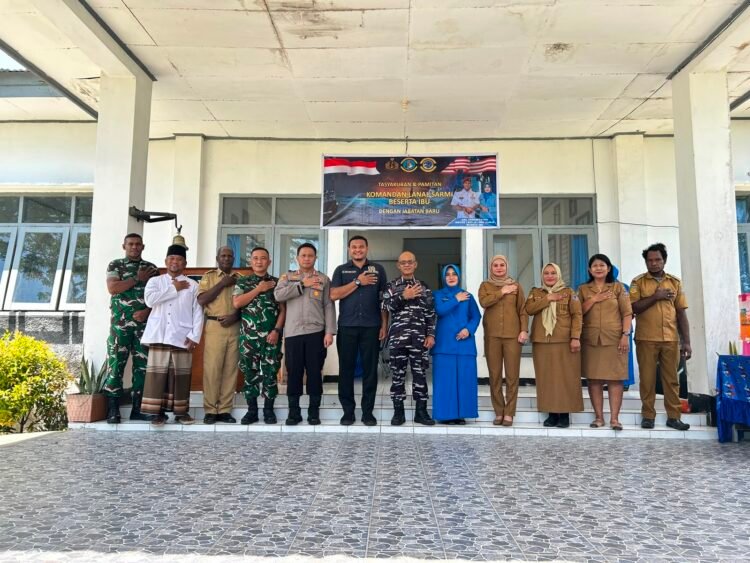 Kapolres Sarmi Hadiri Tasyakuran dan Pamitan Danlanal Sarmi, Pererat Sinergi TNI-Polri dan Forkopimda