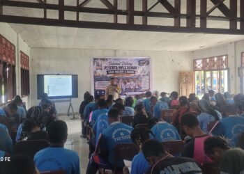 Kapolsek Bonggo Isi Materi MPLS, Tanamkan Literasi Digital dan Pencegahan Narkoba kepada Pelajar
