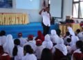 Cegah Penyalahgunaan Narkoba Sejak Dini, Satresnarkoba Polres Sarmi Edukasi Pelajar SMP Negeri 1 Sarmi