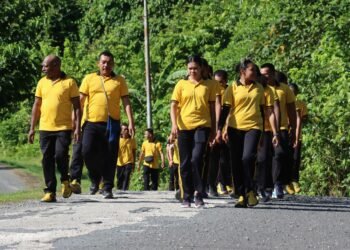 Fisik Prima untuk Pelayanan Maksimal, Polres Sarmi Laksanakan Olahraga Pagi