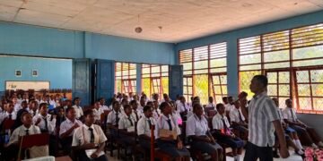 Cegah Penyalahgunaan Narkoba Sejak Dini, Satresnarkoba Polres Sarmi Edukasi 130 Siswa Baru SMA Negeri 3 Sarmi