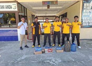 Polsek Sarmi Kota Gelar Razia Minuman Lokal Jenis CT, Puluhan Botol Berhasil Diamankan