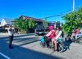 Satlantas Polres Sarmi Hadir di Pagi Hari, Wujudkan Keamanan dan Kelancaran Arus Lalu Lintas