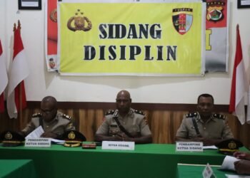 Polres Sarmi Tegakkan Disiplin Personel, Anggota yang Tinggalkan Tugas 30 Hari Dijatuhi Sanksi