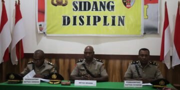 Polres Sarmi Tegakkan Disiplin Personel, Anggota yang Tinggalkan Tugas 30 Hari Dijatuhi Sanksi