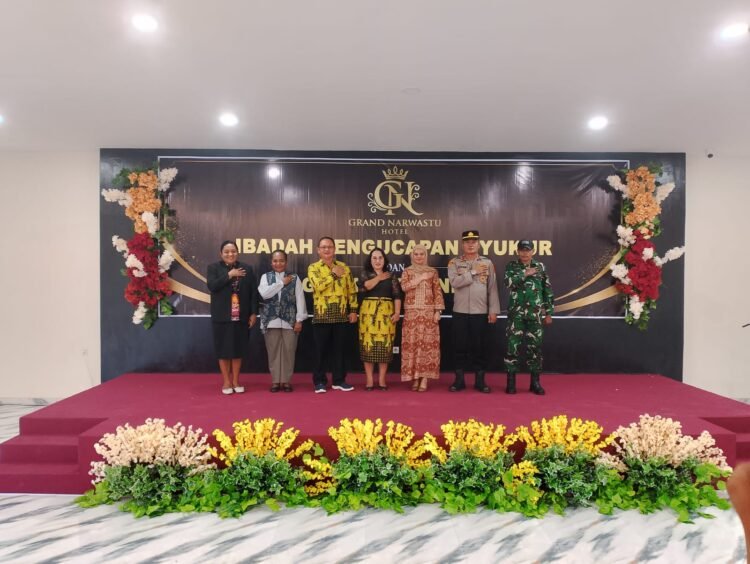 Waka Polsek Sarmi Kota Hadiri Grand Opening Hotel Grand Narwastu, Wujud Dukungan terhadap Investasi di Sarmi