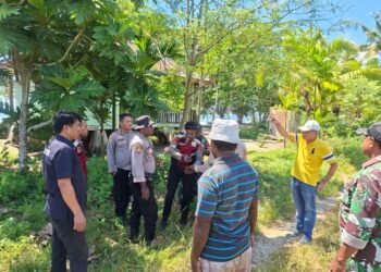 Ditemukan Satu Butir Bom Peninggalan Perang Dunia II di Pantai Kelapa 1 Sarmi