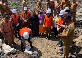 Kapolres Sarmi Hadiri Groundbreaking Sekolah Rakyat, Wujud Komitmen Membangun Generasi Masa Depan