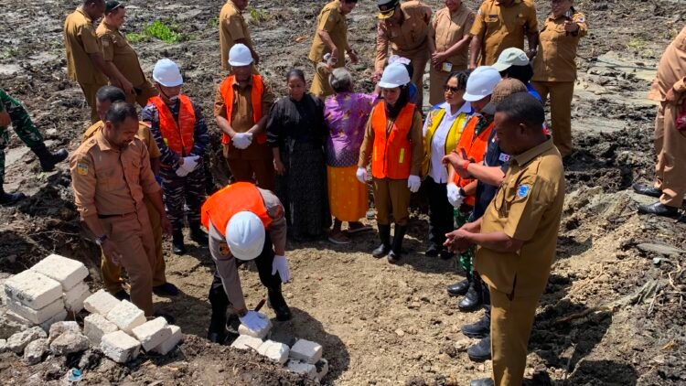 Kapolres Sarmi Hadiri Groundbreaking Sekolah Rakyat, Wujud Komitmen Membangun Generasi Masa Depan