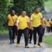 Jaga Stamina dan Perkuat Soliditas, Personel Polres Sarmi Semangat Ikuti Olahraga Pagi