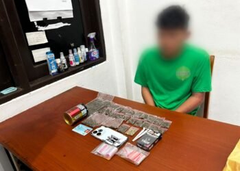 Satresnarkoba Polres Sarmi Bongkar Peredaran Ganja, Amankan Terduga Pengedar dan 24 Paket Barang Bukti