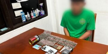 Satresnarkoba Polres Sarmi Bongkar Peredaran Ganja, Amankan Terduga Pengedar dan 24 Paket Barang Bukti