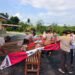 Semarakkan HUT ke-81 Kemerdekaan RI, Polsek Bonggo Laksanakan Pemasangan Umbul-Umbul dan Bendera Merah Putih
