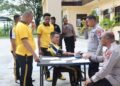 Jelang UKP, Polres Sarmi Gelar Uji Kesamaptaan Jasmani dan Bela Diri bagi 42 Personel