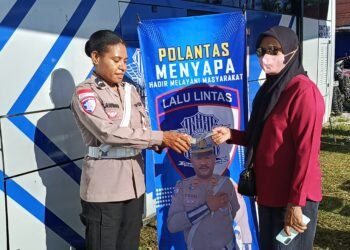 Semarak HUT ke-81 RI, Polres Sarmi dan Samsat Dekatkan Layanan SIM dan Pajak kepada Masyarakat