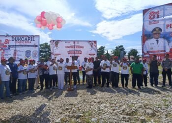 Perkuat Komitmen Penanganan Stunting, Polres Sarmi Dukung Gerakan SA’KO BESTI