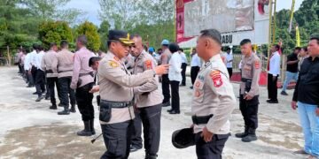 Jaga Wibawa Institusi, Kapolres Sarmi Turun Langsung Cek Disiplin Personel