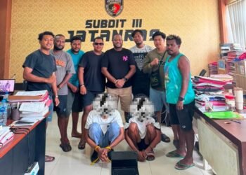Dua Remaja Diamankan Tim Jatanras Polda Papua Barat Terkait Pencurian Laptop