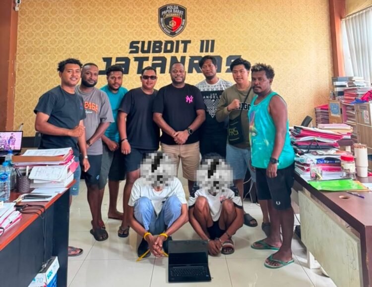 Dua Remaja Diamankan Tim Jatanras Polda Papua Barat Terkait Pencurian Laptop