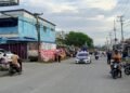 Semangat Merah Putih Membara, Sat Lantas Polres Sarmi Kawal Gerak Jalan HUT ke-81 RI