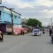 Semangat Merah Putih Membara, Sat Lantas Polres Sarmi Kawal Gerak Jalan HUT ke-81 RI