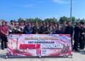 Tabur Bunga di Pelabuhan Sarmi, Polres Sarmi Kobarkan Semangat Patriotisme Sambut HUT ke-81 RI