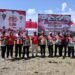 Merah Putih Membentang di Pantai Wisata Bakau Kaisau, Kapolsek Bonggo bersama Anggota dan Bhayangkari Ranting Bonggo Semarakkan HUT RI ke-81