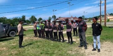 Jaga Semarak Kemerdekaan Tetap Aman, Polres Sarmi Intensifkan Patroli Dialogis