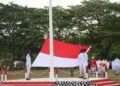 Merah Putih Berkibar di Sarmi, Kapolres Hadiri Khidmatnya HUT ke-81 RI