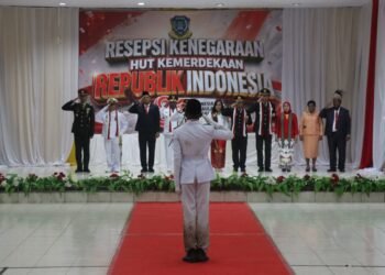 Penuh Makna, Resepsi Kenegaraan HUT RI ke-81 di Sarmi Diwarnai Penghargaan untuk Paskibra