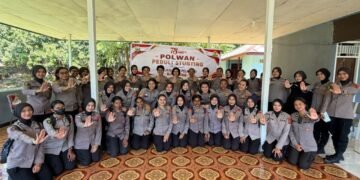 Polwan Peduli Stunting, Polwan Polda Papua Barat Hadir Untuk Dukung Percepatan Penurunan Stunti