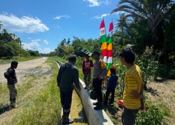 Hadir di Tengah Warga, Kapolsek Pantai Barat Sambangi Empat Kampung Jaga Kamtibmas