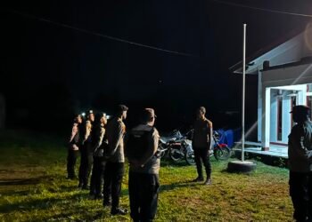 Polres Sarmi Intensifkan Patroli Malam, Pastikan Kamtibmas Tetap Aman dan Kondusif