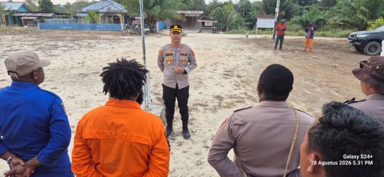 Kapolres Teluk Bintuni Kunjungi LNG Tangguh, Pementuk Pos Karhutla dan Pastikan Personel Maksimalkan Pemadaman